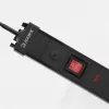 Apsauginis įtampos filtras Hawk HWPS801BK 1,5 m maitinimo laidas