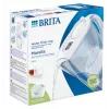 Vandens filtro ąsotis BRITA Marella su Maxtra Pro kasetėmis, 2,4 L, baltas, ergonomiška rankena
