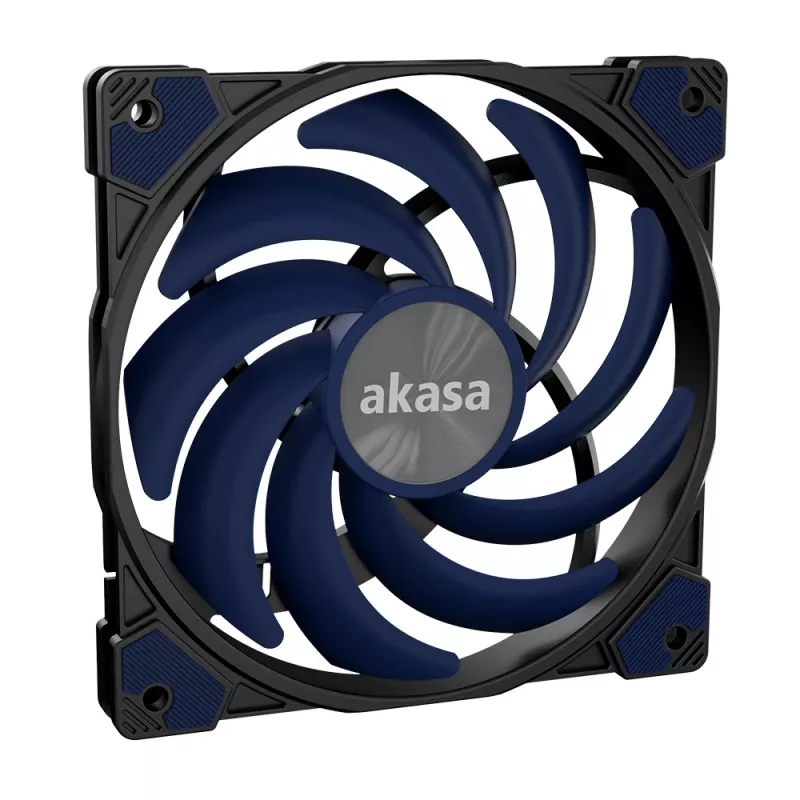 Ventiliatorius Akasa Alucia XS12 120mm juodas mėlynas 700-2000 RPM HDB