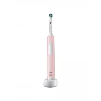 Oral-B elektrinis dantų šepetėlis Pro Series 1 Cross Action, rožinis, suaugusiems, įkraunamas, 1 šepetėlio galvutė, 3 režimai