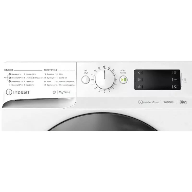 Skalbimo mašina INDESIT MTWE81495WBPL 8 kg, 1400 aps/min, energijos klasė B