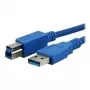 MediaRange USB laidas - USB B tipas (kištukas) į USB A tipą (kištukas) - 3,0 m - mėlynas (MRCS149)