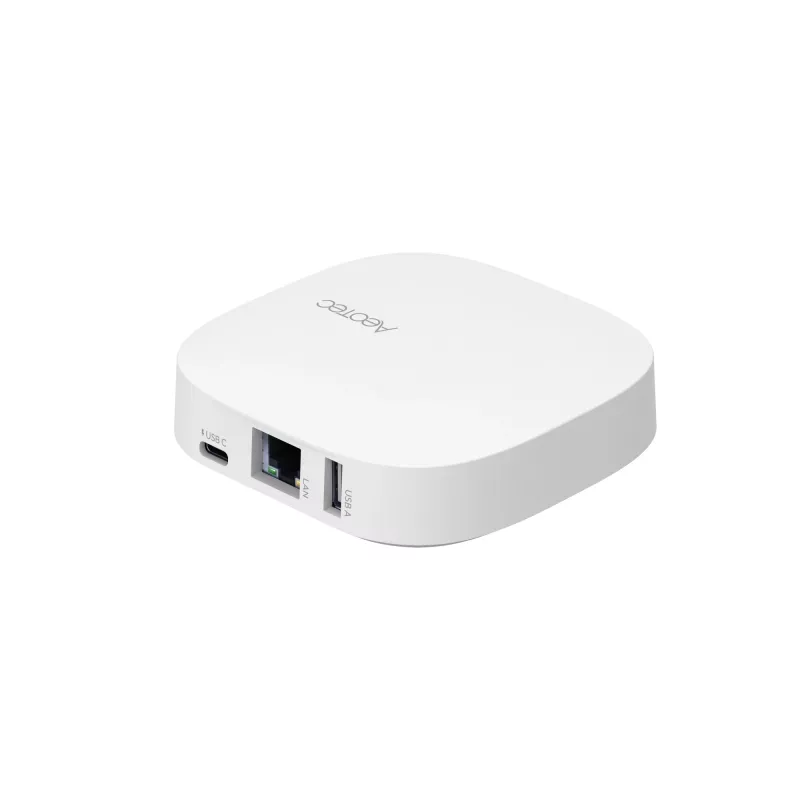 AEOTEC Smart Home Hub 2 – išmanusis namų centras, veikia kaip SmartThings centras, EU, Z-Wave, Zigbee 3.0, WiFi | GP-AEOHUBV4EU | Baltas