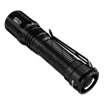 Rankinis žibintuvėlis Nitecore MT2C Pro, kompaktiškas aliuminis, LED, įkraunamas per USB, 50 lm min., atsparus vandeniui 2 m, smūgiams, 117,5 mm, 64 g, juodas