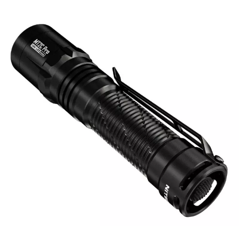 Rankinis žibintuvėlis Nitecore MT2C Pro, kompaktiškas aliuminis, LED, įkraunamas per USB, 50 lm min., atsparus vandeniui 2 m, smūgiams, 117,5 mm, 64 g, juodas