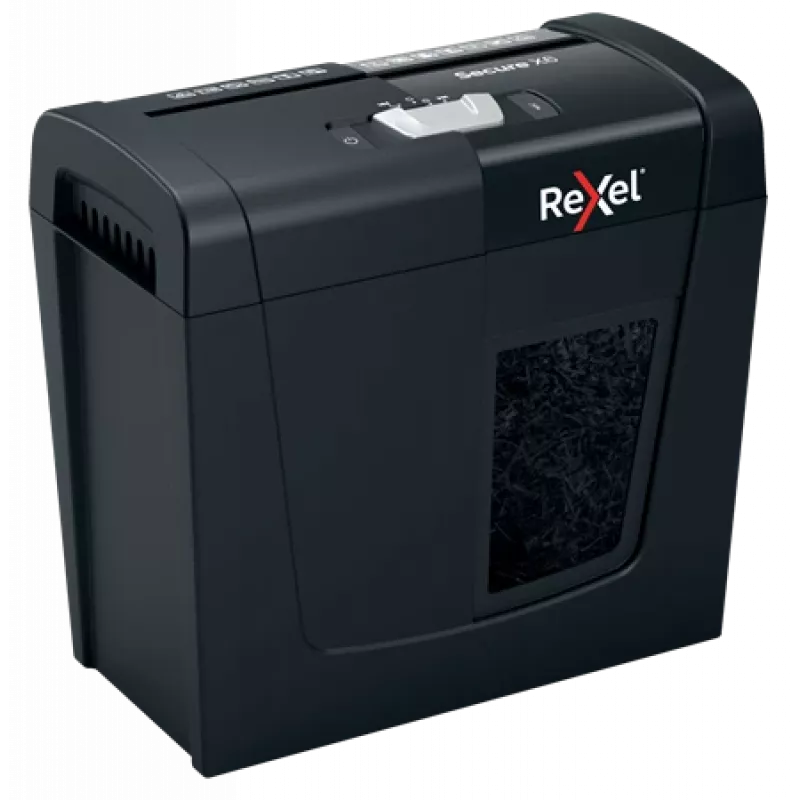 Rexel Secure X6 skersinio pjovimo popieriaus smulkintuvas P4, 4 x 40 mm, 10 L, 6 lapų