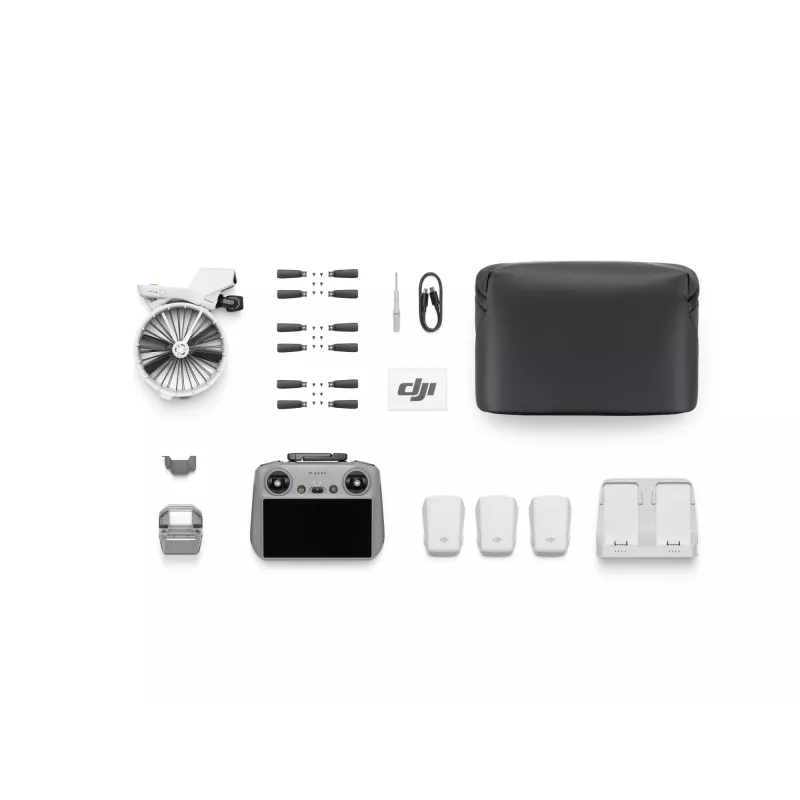 Dronas DJI Flip Fly More Combo RC 2 – 4 rotoriai, 48 MP kamera, 3840×2160, maks. greitis 16 m/s, nuotolis 14 000 m