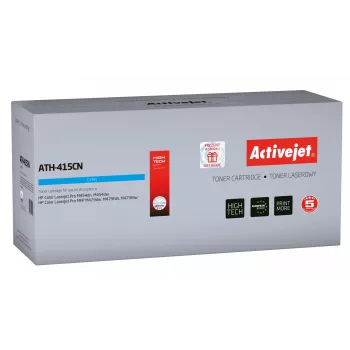 Activejet ATH-415CN kasetė (HP 415A W2031A pakaitalas; Supreme; 2100 puslapių; mėlyna) su lustu