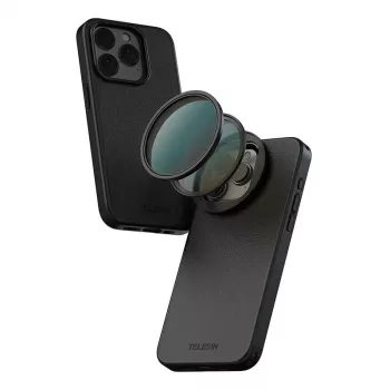 CPL filtras Telesin P10-FLT-02 58mm, skirtas iPhone 15 Pro / Pro Max