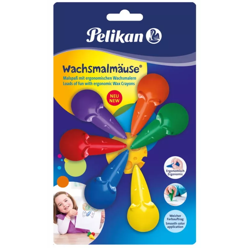 Kreidelės Pelikan 803328 6 vnt