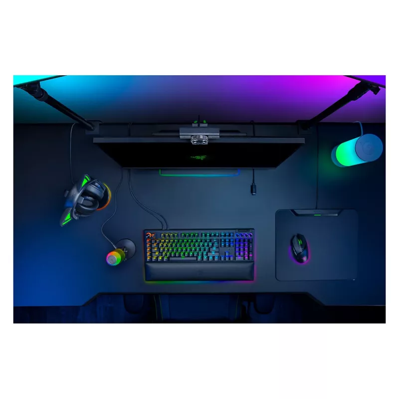 Razer Kiyo V2 X internetinė kamera, 1440p @ 60 FPS, automatinis fokusavimas, plačiu kampu – juoda