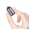 Automobilinis įkroviklis usams C38 30W — 1x USB-A + 1x USB-C greitas įkrovimas