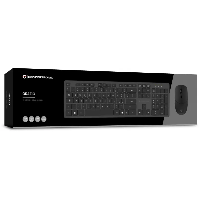 Belaidis klaviatūros ir pelės rinkinys Conceptronic Orazio ORAZIO01IT