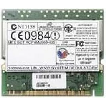 Belaidis tinklo adapteris HP W500 Mini PCI 802.11b/g, Mini PCI kortelė