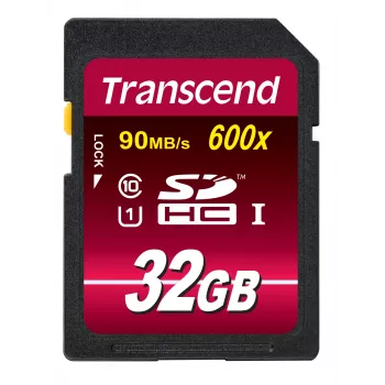Flash atminties kortelė Transcend 32GB SDHC UHS-I 600x TS32GSDHC10U1