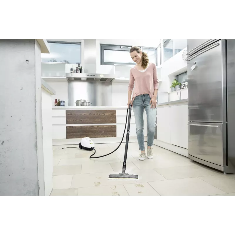 Kärcher SC 2 EasyFix Cylinder garų valytuvas 1 L 1500 W Juoda, Balta
