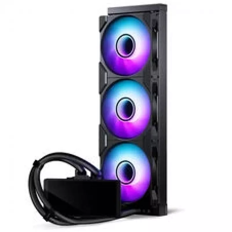 Phanteks Glacier One 360M25 LCD skystas aušinimas su 6 colių ekranu – 360 mm, juodas