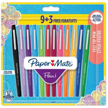Flomasteris vidutinis Papermate Flair 12 vnt.