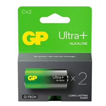 C baterija GP Alkaline ULTRA PLUS 2 vnt. pakuotė (modelis 03014AUPETA-B2)