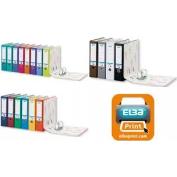 Elba smart Pro segtuvas A4, PP, pilkas, 8 cm, 285 mm (100025939)