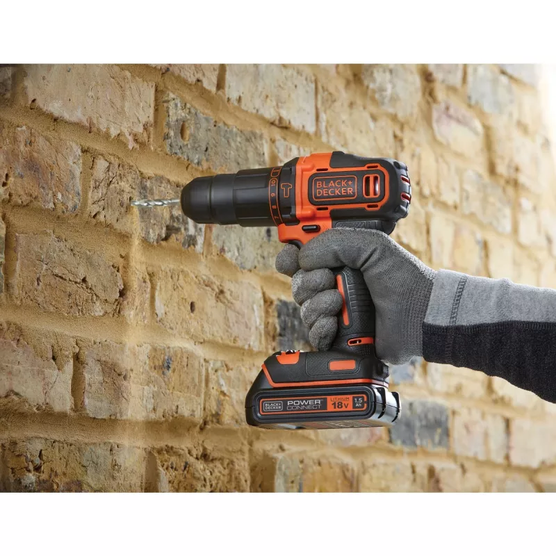 Belaidis smūginis gręžtuvas BLACK+DECKER BCKSB04