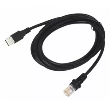 Datalogic USB / maitinimo laidas – USB – 1,2 m – juodas – skirtas Datalogic WLC4190, WLC4190-HC, Gryphon I GBT4200, GD4220, GD4290, GM4200