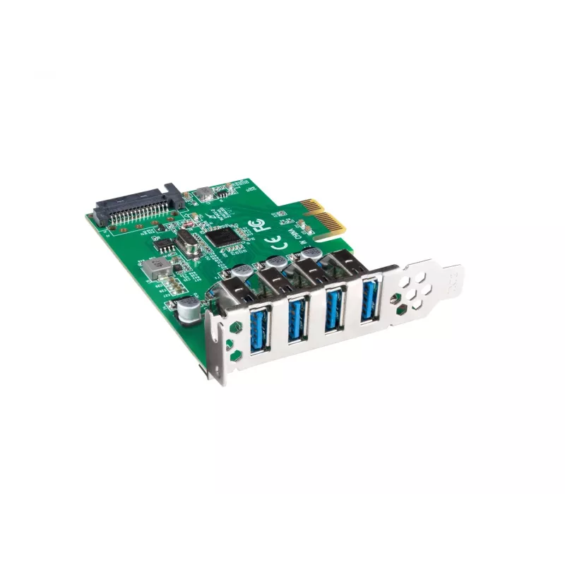PCIe plėtimo plokštė Lanberg PCE-US3-004 su 4 USB 3.0 prievadais