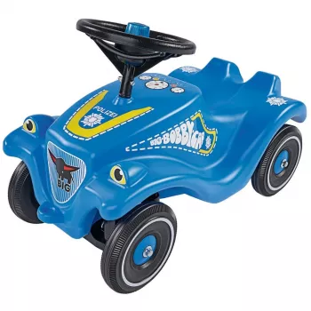 Vaikiškas automobilis Simba-Dickie BIG Bobby-Car Classic Policija, stūmimo variklis, plastikas, 4 ratai, amžius 1+