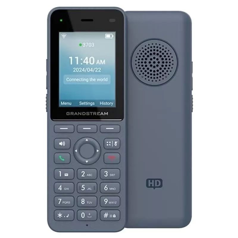 IP telefonas Grandstream Networks WP8256 antracitinis 3 linijos LCD Wi-Fi