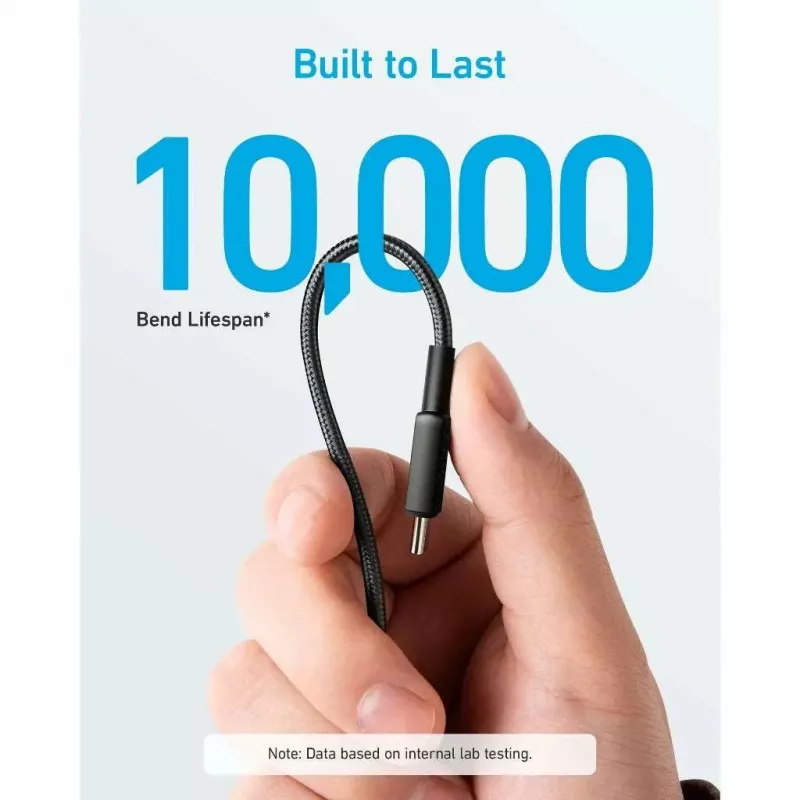 USB laidas Anker 322 1,8 m USB-C greitas įkrovimas ir duomenų perdavimas