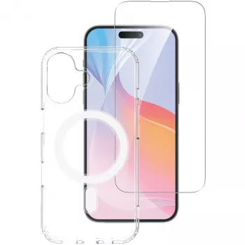 4smarts Apple iPhone 16 Plus apsauginis dėklas su stiklu, MagSafe suderinamas