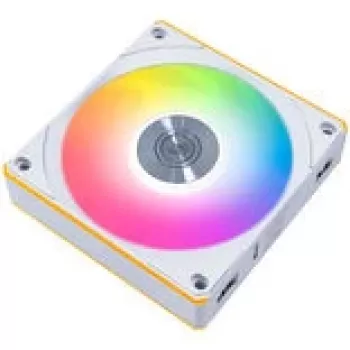 120 mm korpuso ventiliatorius Lian Li UNI FAN CL Wireless — Baltas, belaidis RGB valdymas, daisy-chain suderinamumas