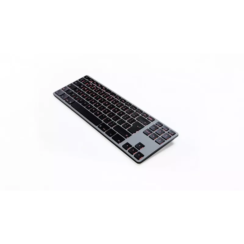 Aliumininė klaviatūra Mac Tenkeyless RGB Space Gray