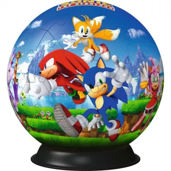 3D dėlionė rutulys Ravensburger Sonic the Hedgehog, 72 detalės, modelis 11592
