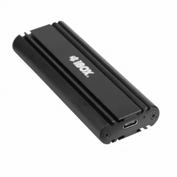 Išorinis SSD dėklas IBOX HD-07, skirtas 1x M.2 diskui, USB 3.2 Gen 2 (10 Gbit/s), USB-C, juodas