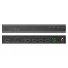 Vaizdo sienelės valdiklis DIGITUS DS-55358 – 4 ekranai, iki 4K (3840×2160) @30Hz, DisplayPort 1.2a, metalinis korpusas, valdymas mygtukais