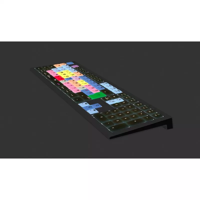 Logickeyboard LKB-MCOM4-A2M-UK klaviatūra USB QWERTY anglų juoda