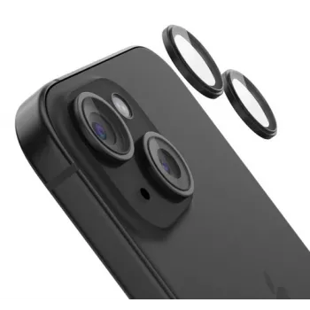 Belkin OVA179HQBK grūdinto stiklo kameros lęšio apsauga, skirta iPhone 15 ir iPhone 15 Plus – 2 vnt. pakuotė