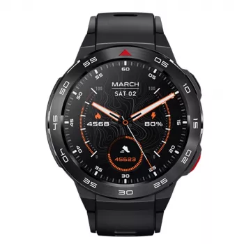 Mibro GS Pro išmanusis laikrodis GPS 1,43 colio AMOLED HD ekranas 5ATM atsparus vandeniui Bluetooth skambučiai sportui vyrams ir moterims