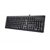 A4Tech KR-92 klaviatūra USB QWERTY angliška juoda
