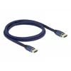 HDMI kabelis DeLOCK Ultra High Speed 48 Gbps 8K 60 Hz mėlynas 1 m
