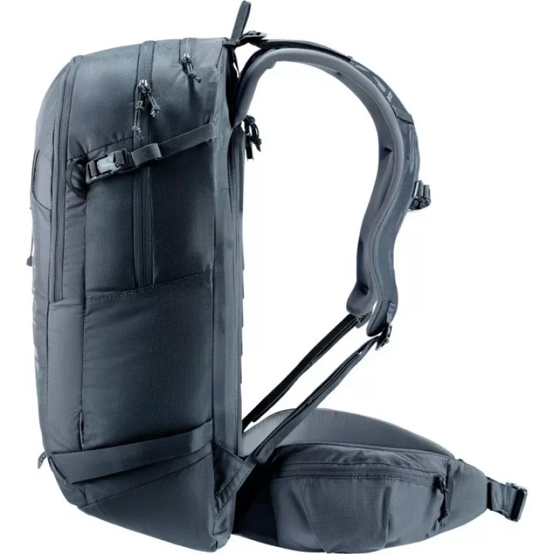 Kuprinė DEUTER Freerider Pro 34+ – techninė freeride slidžių žygiams, 34 L, juoda, šalmo laikiklis, diržas