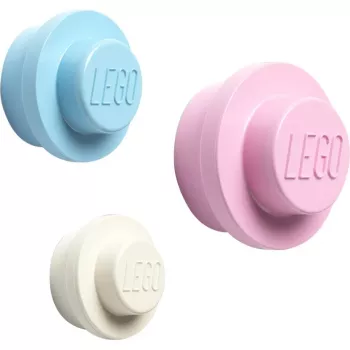 Room Copenhagen LEGO sieninis laikiklis 40161736 Baltas Mėlynas Rožinis