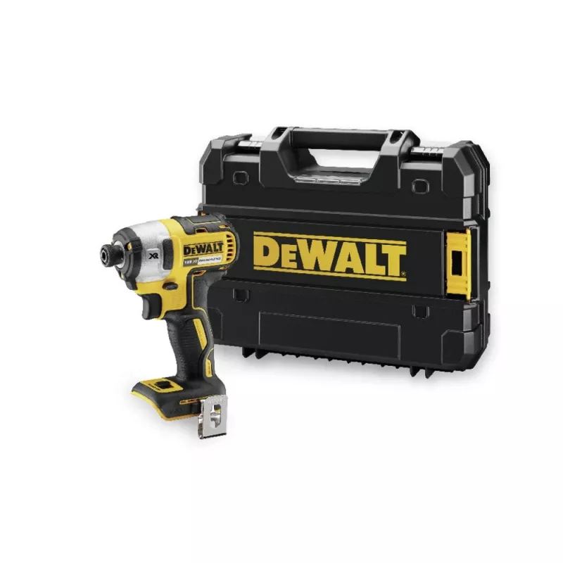 DeWALT DCF887NT-XJ akumuliatorinis suktuvas 1/4 colio, juoda/geltona, 18 V