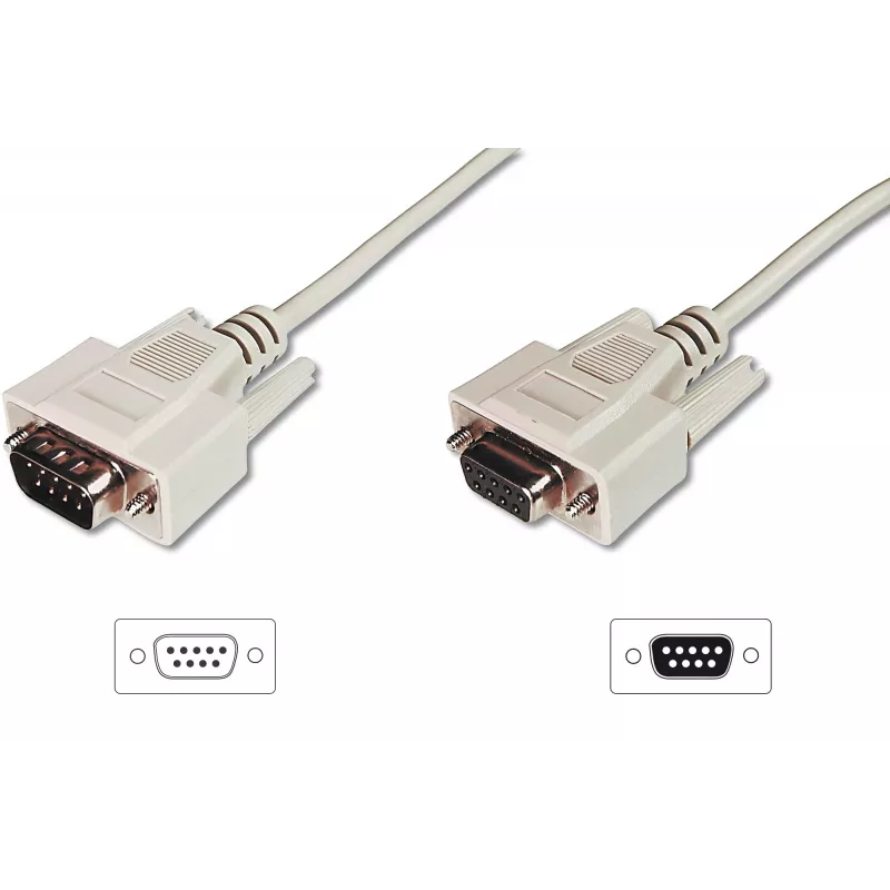 Serijinis kabelis ASSMANN Electronic D-Sub9 2,0 m