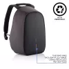 Kuprinė XDDESIGN Bobby Hero Small, apsaugota nuo vagysčių, 11,5 L, planšetei iki 12,9 colio, PET/polistirolas, juoda