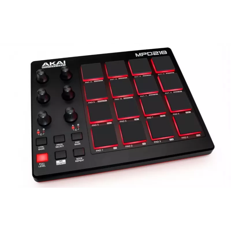 Garso maišytuvas Akai MPD218 Juodas 16 Padų USB MIDI valdiklis