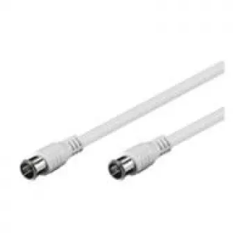 Wentronic Goobay SAT jungiamasis laidas, F-Quick, 100% ekranuotas, baltas, 2,5 m - F-Kištukas (Quick) F-Kištukas (Quick) (50748)