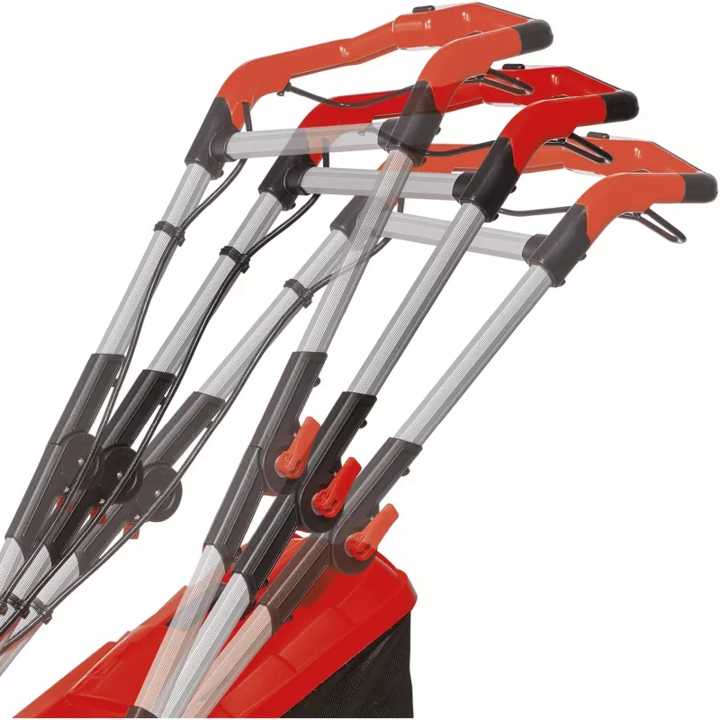 Akumuliatorinė žoliapjovė GE-CM 36/34-1 Li-Solo, 36V (2x18V) (Raudona/juoda, be akumuliatoriaus ir įkroviklio)