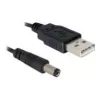 USB maitinimo laidas DeLOCK 82197 1m USB A vyras/vyras